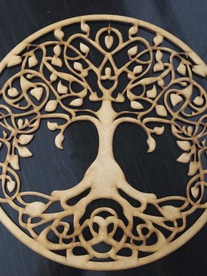 Mandala arabesco mdf