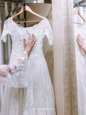 1 robe noiva manga de renda + 4 robes comum