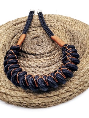Colar de corda macrame duo