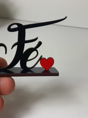 Lembrancinha religiosa p/ várias ocasiões palavra fé (5x7cm)