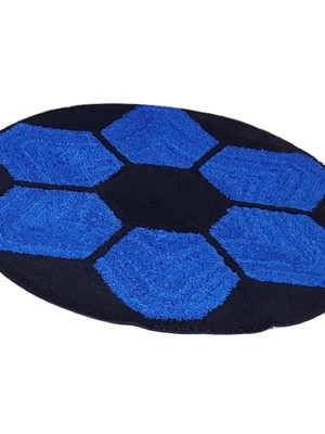 Tapete de quarto antiderrapante -frufru bola futebol 01 peça
