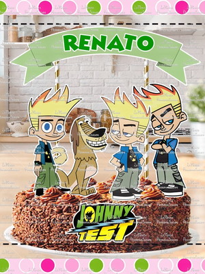 Topo de bolo johnny test