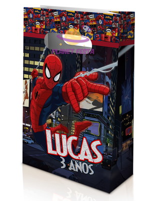 Sacolinha surpresa grande homem aranha