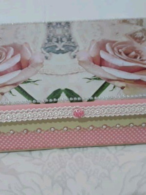 Caixa personalizada de mdf retangular