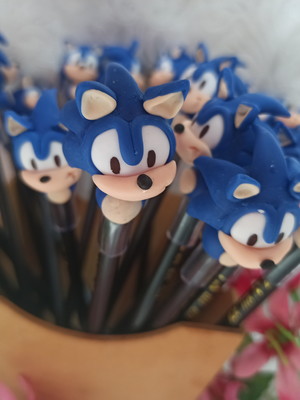 Ponteira em biscuit sonic