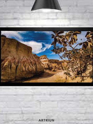 Quadro decorativo 40x22,5cm fotografia color paisagem