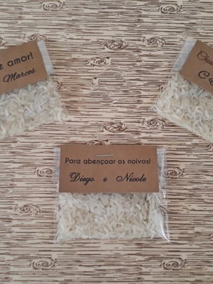 Chuva de arroz rústica