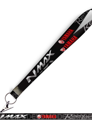 Cordão para crachá nmax yamaha c0558p com presilha jacaré