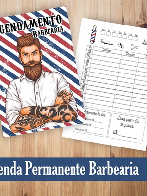 Agenda para agendamento barbeiro - arquivo digital