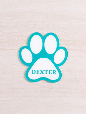 Placa pet 9x9cm