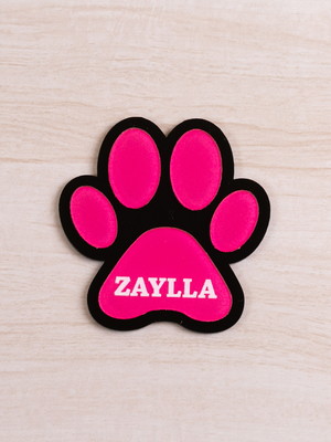 Placa pet 12x12cm com relevo