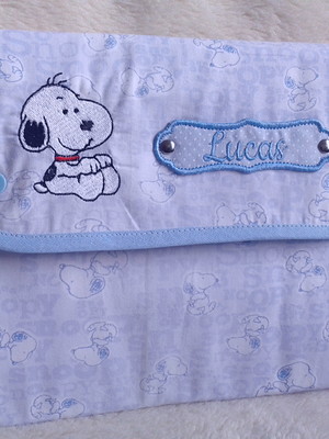 Porta fralda personalizada com moldura