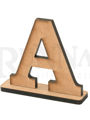 Letras diversas 40cm mdf 6mm com base