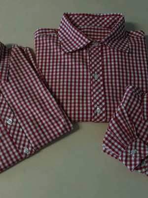 Camisas xadrez família junina