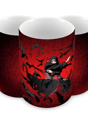 Caneca polímero itachi personalizada