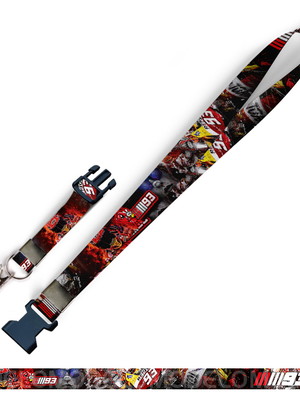 Cordão marc marquez 93 c0535p com fecho bolsa e jacaré