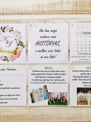 Manual papel glossy 10x10 c/6 pág tons pastéis