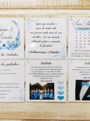 Manual papel glossy 10x10 c/6 pág cor azul