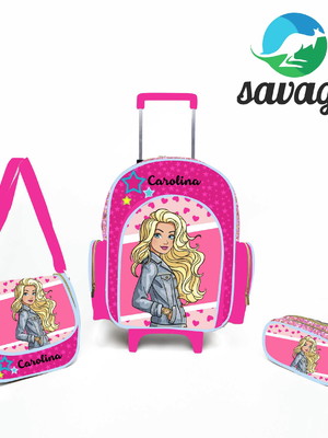 Kit mochila personalizada barbie