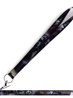Cordão para crachá bmw gs c0527p com presilha jacaré