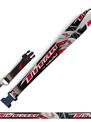 Cordão honda cg titan c0518p com fecho bolsa e jacaré