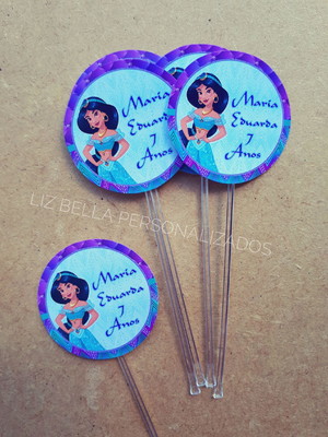 Topper para doces aladim 50 unidades
