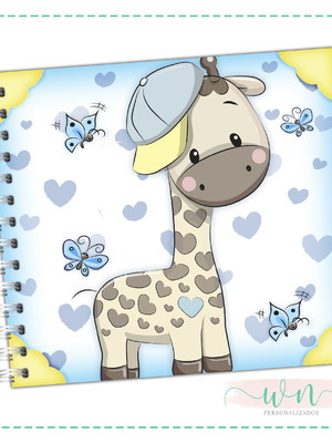 Álbum/ livro do bebê girafa