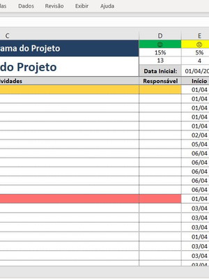 Melhor planilha de plano de ação elo7 em excel projetos