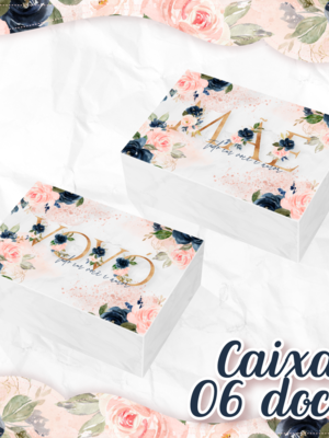 Caixa 6 doces dia das mães
