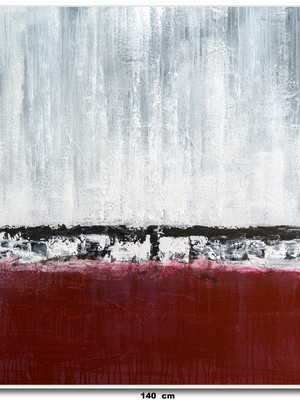 Pintura abstrata em tela 1,40 m x 1 m (somente a tela)