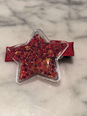 Estrela no bico de pato - vermelho