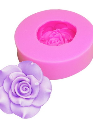 Molde de silicone rosa clássica