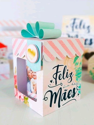Caneca na caixa dia das mães