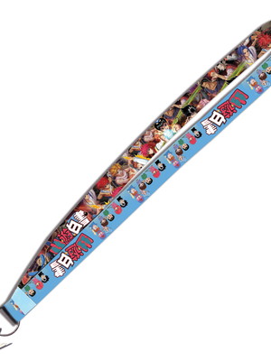 Cordão para crachá yu yu hakusho c0439p com presilha jacaré