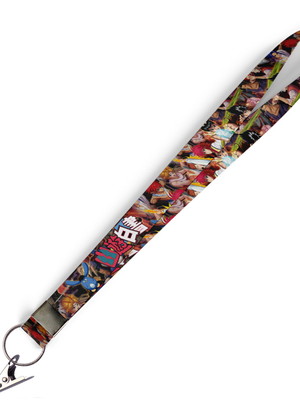 Cordão para crachá yu yu hakusho c0438p com presilha jacaré