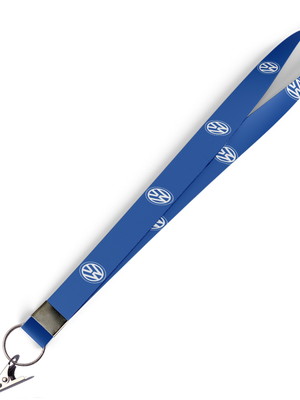 Cordão para crachá volkswagen c0436p com presilha jacaré