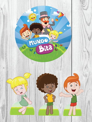 Kit display em mdf mundo bita