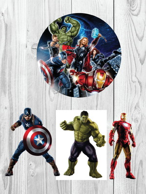 Kit display em mdf vingadores