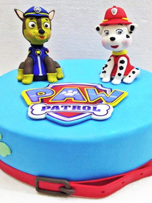 Bolo cenográfico patrulha canina