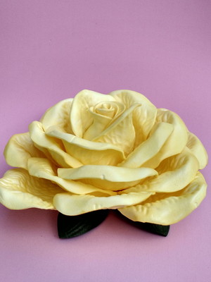 Flores artificiais - rosa extra grande 20cm