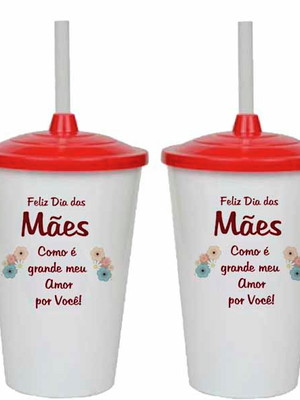 Copo dia das mães copo twister 500 ml