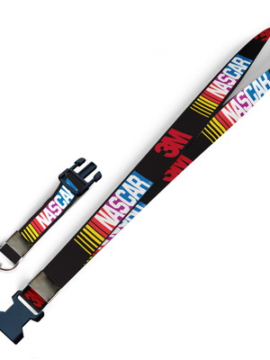 Cordão para crachá nascar c0422p com fecho bolsa e jacaré
