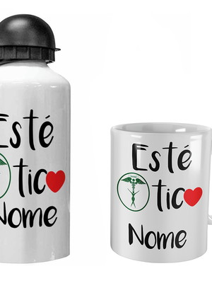 Caneca garrafinha presente estética