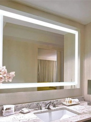 Espelho retangular com iluminação de led - 1,12m x 0,78m