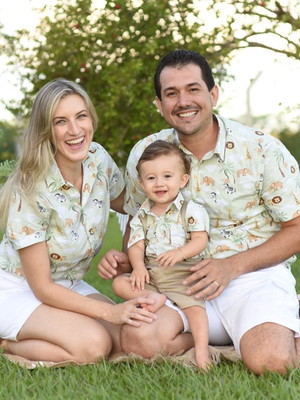 Camisa safari para familia