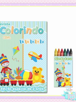 Kit colorir brinquedos