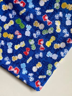 Tecido snoopy azul - 50x75 cm
