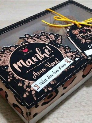 Caixa para 15 docinhos dia das mães