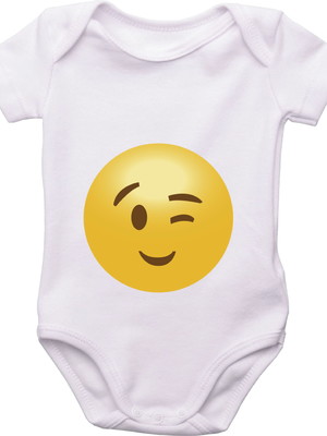 Body do bebê, emoji piscando