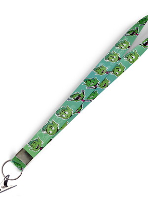 Cordão para crachá mutano jovens titãs c0358p com jacaré